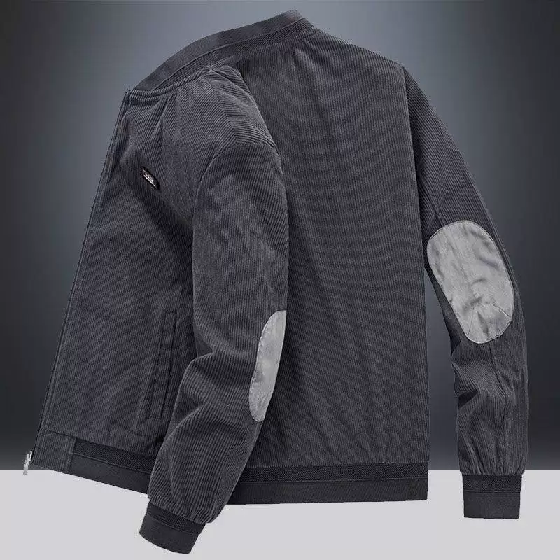 Men's autumn baseball retro jacket, oversize