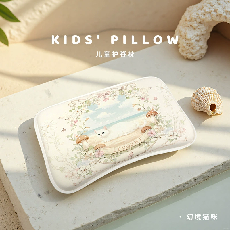 Cartoon children's pillow for early age, washable, 1-3-10 years