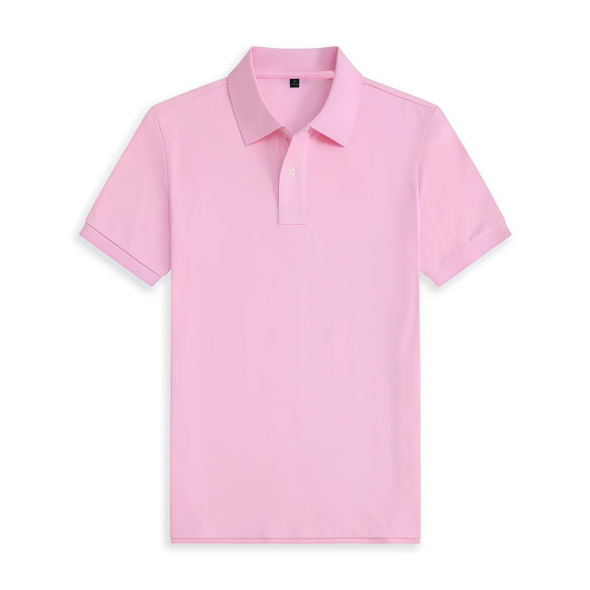 Camisa Polo de Manga Corta para Hombre de Poliéster, Transpirable para Verano