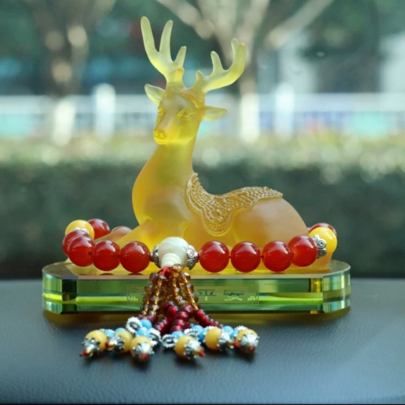Автомобильные украшения T9U, безопасное путешествие, принадлежности для украшения интерьера автомобиля с оленями, элитные мужчины и женщины