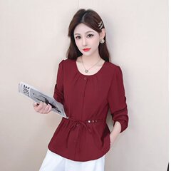 春装时尚休闲衬衫女装妈妈装为您的生活增添一份优日常通勤款