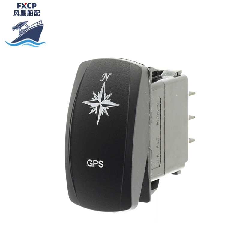 Корабли Аксессуары Переключатель GPS-переключатель значок Корабль-типа переключатель 5 футов светодиодный синий двойной свет водонепроницаемый