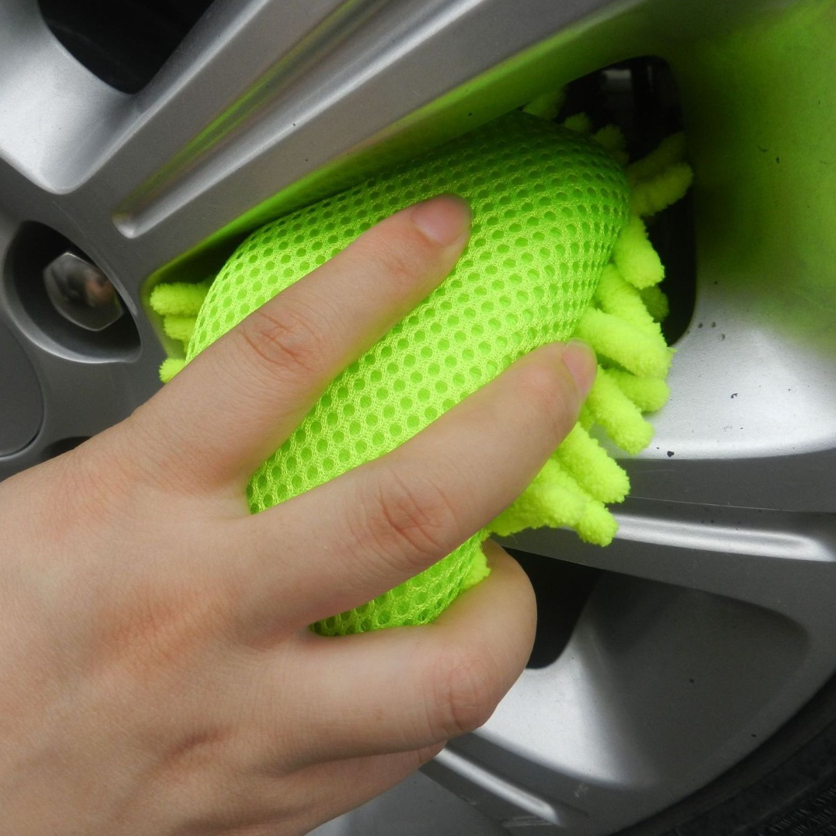 Bloque de esponja de limpieza chenille Borrador de pizarra limpieza de coches belleza pequeña esponja