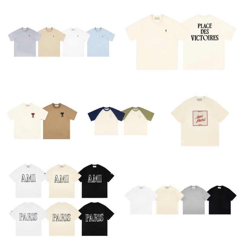 26SS New Printed Box-Shaped T-Shirt, Summer Short-Sleeve Couple Style, French Casual Basic Top 26SS New Printed Box-Shaped T-Shirt, Summer Short-Sleeve Couple Style, French Casual Basic Top