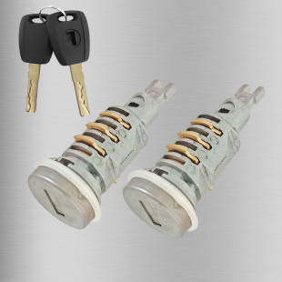 Suitable for Fiat long door lock cylinder car Fiat long door lock cylinder 2 key lock cylinder spare parts