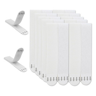 Picture Hanging Strip Heavy-duty Picture Hanging Kit Removable Lossless Picture Hook White Extra-large 12 Pair