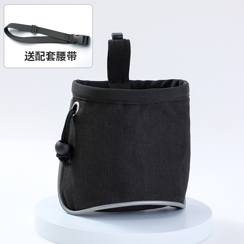 검은색 허리 가방