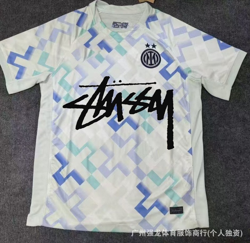 Stussy斯图西球衣弗拉门戈国米意大利纪念版葡萄牙日本短袖足球服|undefined