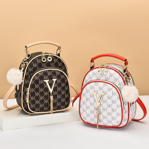 This year's popular internet celebrity small bags women's bags 2024 new fashion backpack simple single shoulder crossbody bag wholesale