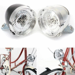 Factory Bicycle Front Light Mountain Bike Retro Front Light 3LED Bike Light Front Lighting Bike Night Riding Equipment