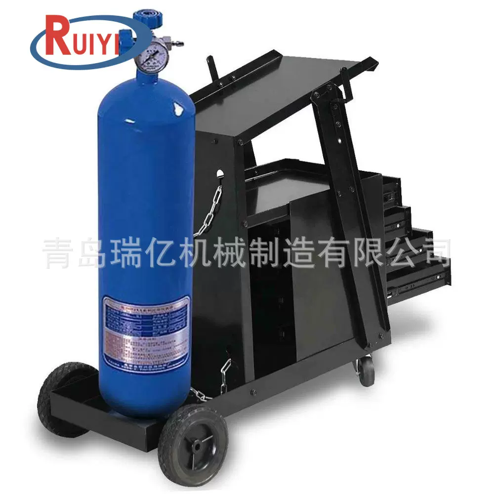带把手 四层抽屉可移动电焊机工具车电焊拉车