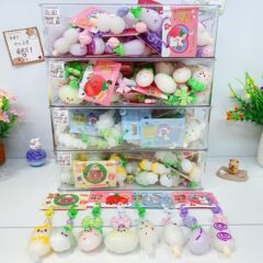 新奇特创意仿真食玩茄子对亚克力挂件钥匙扣变色高颜值挂饰礼物