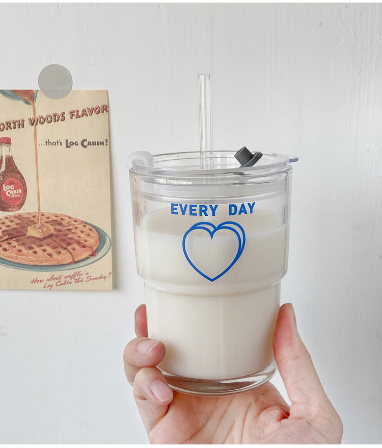 爱心蓝线吸管杯_08