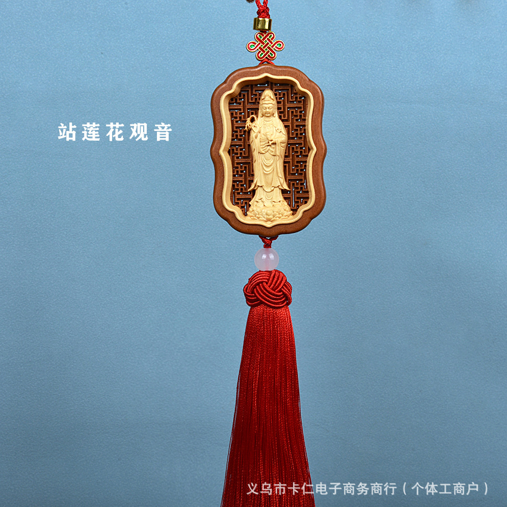 Car hanging | Qìchē Saints Car Interior - standing-treasure-vase-guanyin