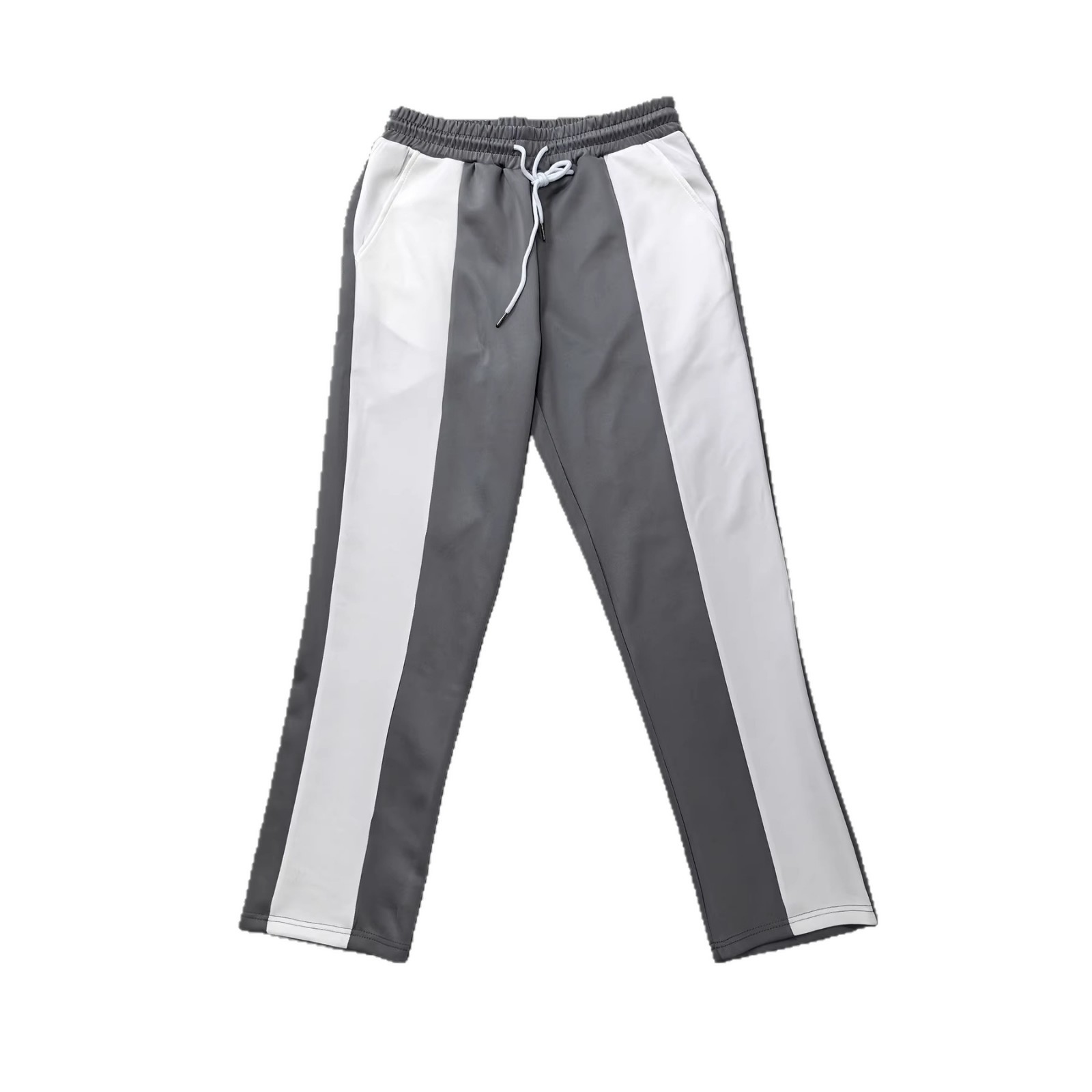 Men's Casual Jogger Pants - Lightweight Quick-Dry Running Sweatpants With Color Block Design, Comfortable Elastic Waist, Loose Fit_voghion.com