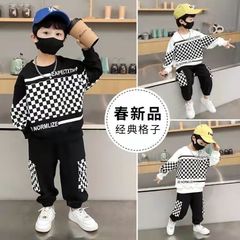 子供服、男の子春服、2025年長児用新作スーツ、春秋服、子供ハンサム、トレンディ、クール、小中型子供
