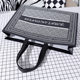 Non-woven tote bag garment bag manufacturers produce coated three-dimensional bag design shoes education bag now