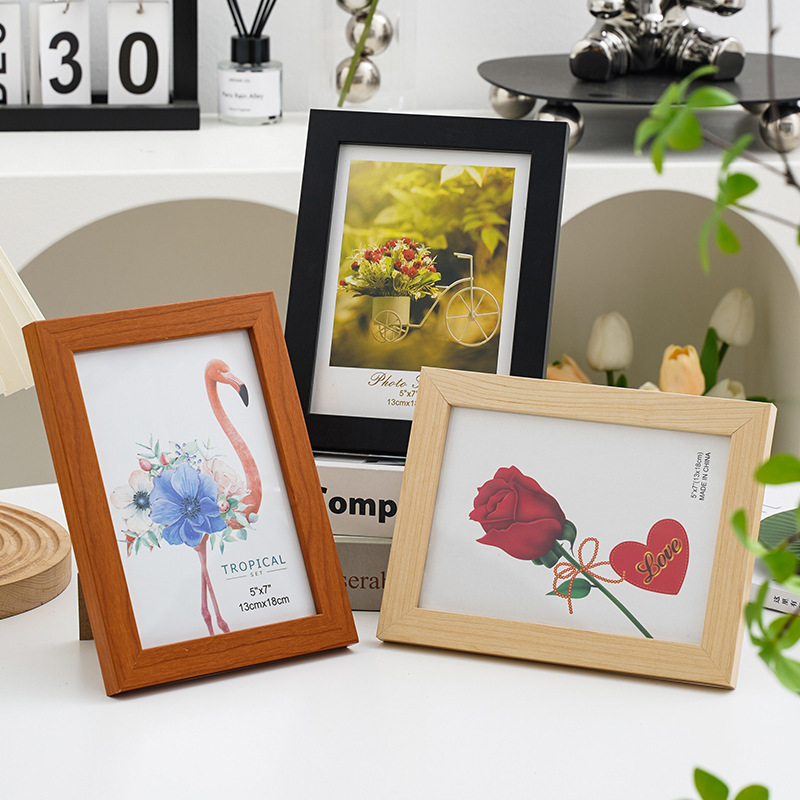 Solid Wood photo frame wholesale creative photo frame table 6 inch A4 photo frame photo wall oil picture frame factory direct sales Solid Wood photo frame wholesale creative photo frame table 6 inch A4 photo frame photo wall oil picture frame factory direct sales