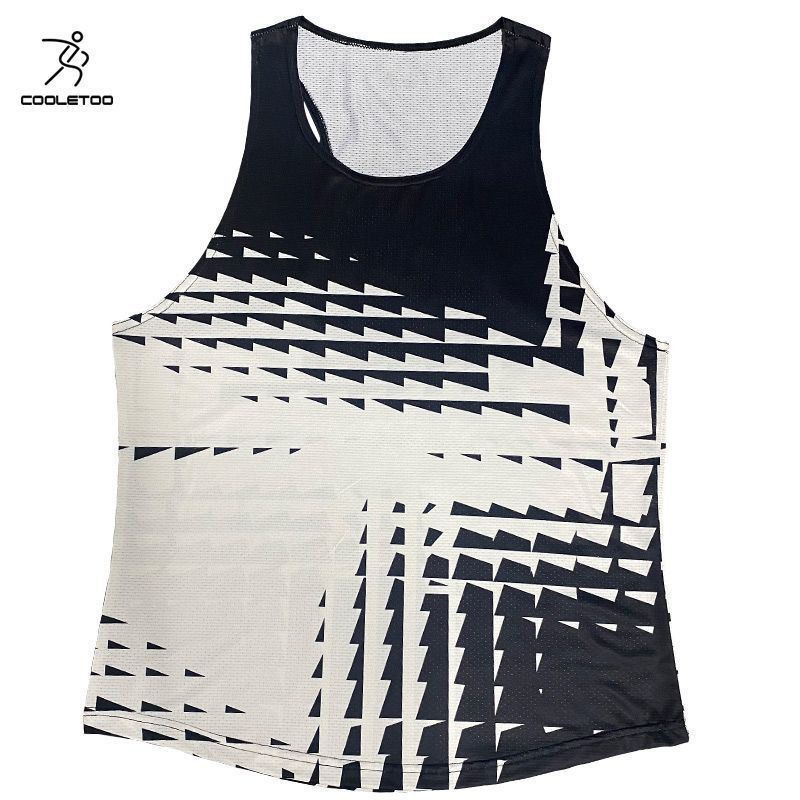 Summer Sleeveless Breathable Quick-Drying Track and Field Vest Men's and Women's Training Clothes Marathon Cross-Border Domestic Hot Style Can Add Logo