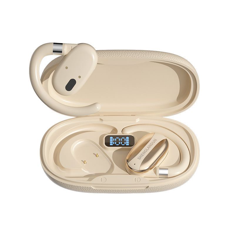 新しい耳掛け式ノイズリダクションスポーツBluetoothランニング非インイヤーBluetoothヘッドセットオープンイヤーフック回転調整可能|undefined