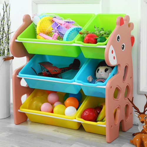 儿童玩具收纳架整理架多层置物架宝宝书架收纳神器家用客厅大容量