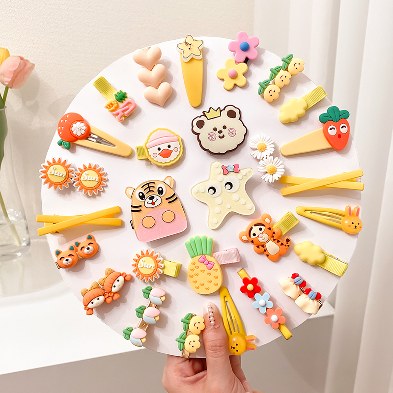 Clips de cabello para niñas, tocado para niñas, clips de cabello para niñas lindas y bonitas, clips para niñas, bebés súper lindos, Beiqin