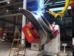 Welding Research Weida manufacturer produces X-frame leg and seat ring robot welding workstation cooperative joint robot