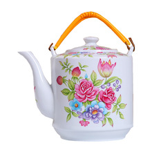 陶瓷茶壺大容量青花瓷涼水壺大號冷水壺夏季家用茶水壺防爆