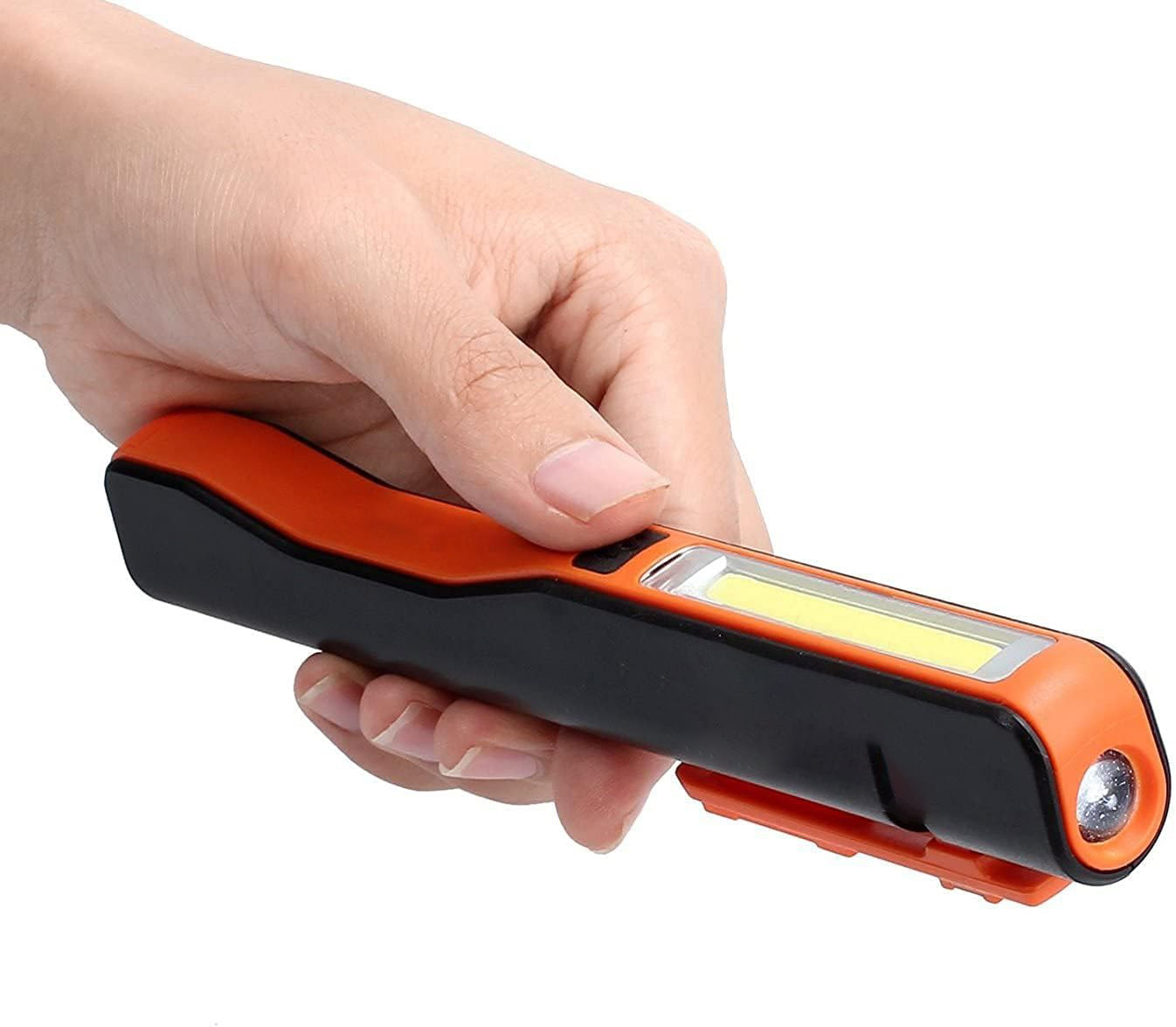 Rechargeable Multifunctional Pen-Shaped Magnetic Work Light Cob&Led Emergency Inspection Light Mini Portable Outdoor Lighting