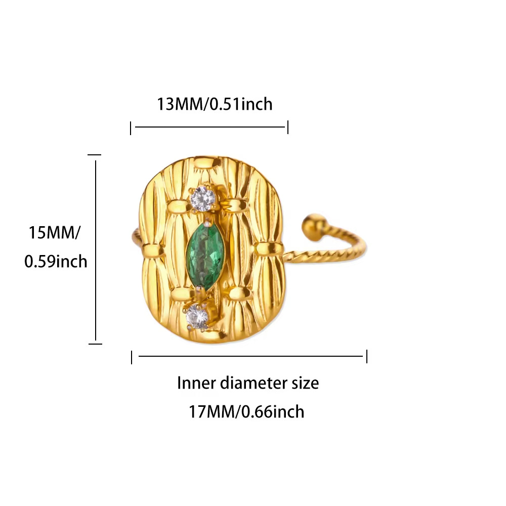 8g Weight 0.03µm-0.05µm Gold Plating Thickness PVD Coated Gold Plating Process 18K Real Gold Plated Plating Material Acrylic Pearl, Zircon Inlay Material Open Rings Classification 1 Piece Quantity Daily Occasion 304 Stainless Steel Material Geometric, Flower, Bow Knot Pattern All Seasons Season Women's Gender INS Style, Sweet Style Waterproof Non Tarnish, Inlay Craft PVD Coated Real Gold Plated Geometric Flower Bow Knot 304 Stainless Steel INS Style Sweet Waterproof Non Tarnish Open Rings 5