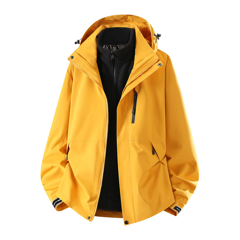 2026 chaqueta de asalto al aire libre 3 - en - 1 hombre y mujer chaqueta deportiva de capa suave chaqueta de montaña chaqueta impermeable