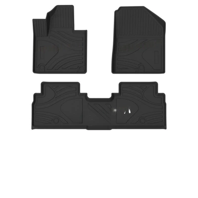 Waterproof Carpet, Universal Foot Pad - left-hand-drive-lhd-2016-2020-sorento-5-seater-5-seat-tpe-floor-mats-3-pieces-in-total-full-tpe-special-car-dedicated