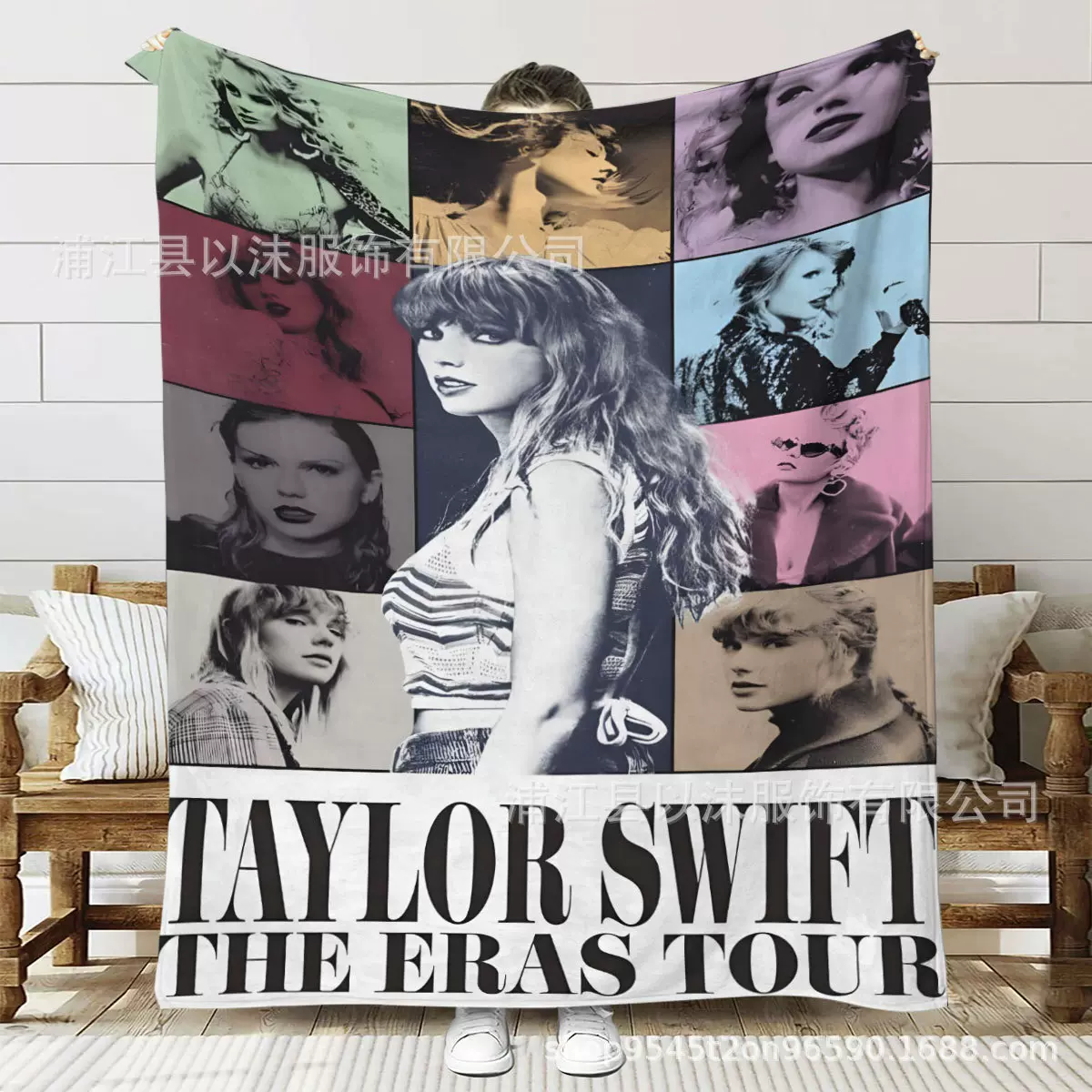 跨境热卖歌手泰勒毛毯斯威夫特1989年法兰绒毯音乐爱好者礼物毯子