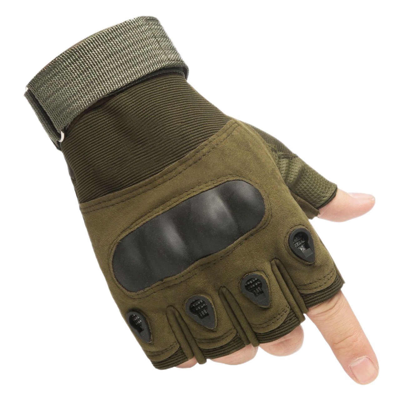 Oji montar táctico fino medio dedo guantes hombres y mujeres de Corea primavera y otoño deportes al aire libre estilo del ejército