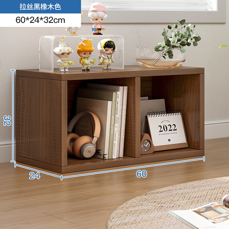 Estantería Estante de piso a techo Estante para libros simple Gabinete a cuadros para el hogar Gabinete de ocho compartimentos Sala de estar Gabinete corto Gabinete de almacenamiento Gabinete de almacenamiento