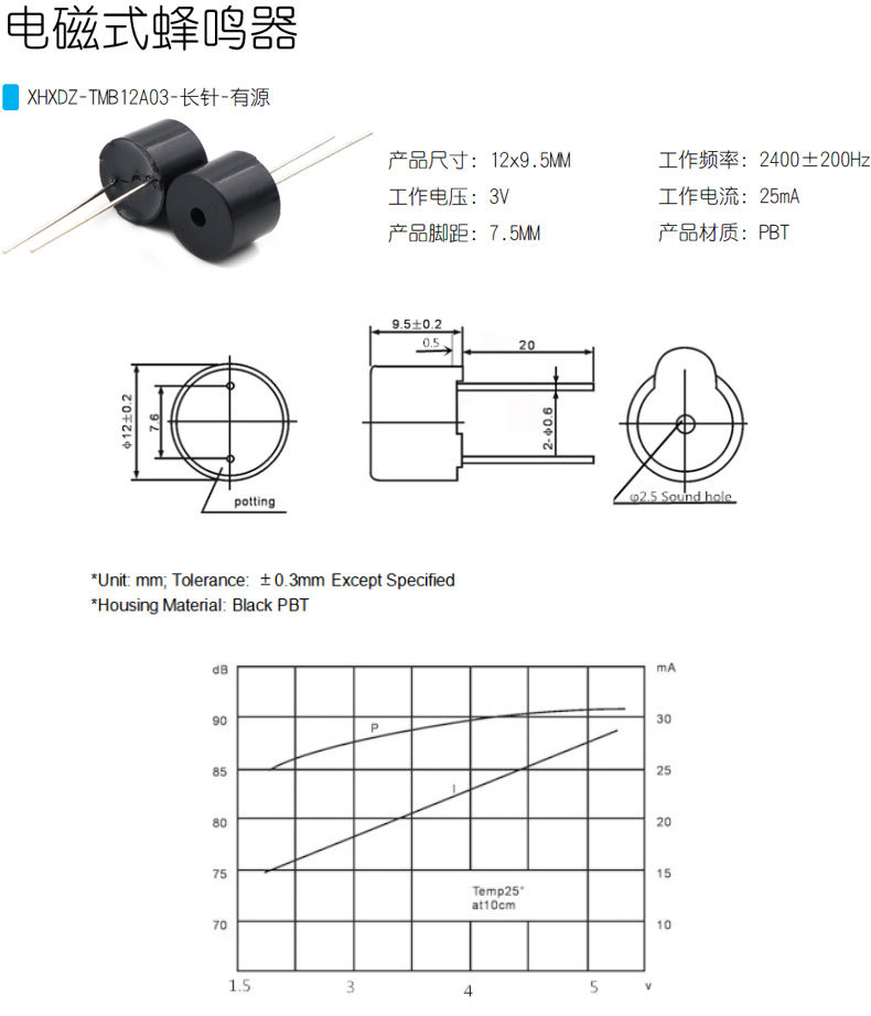 TMB12A03-长针-有源