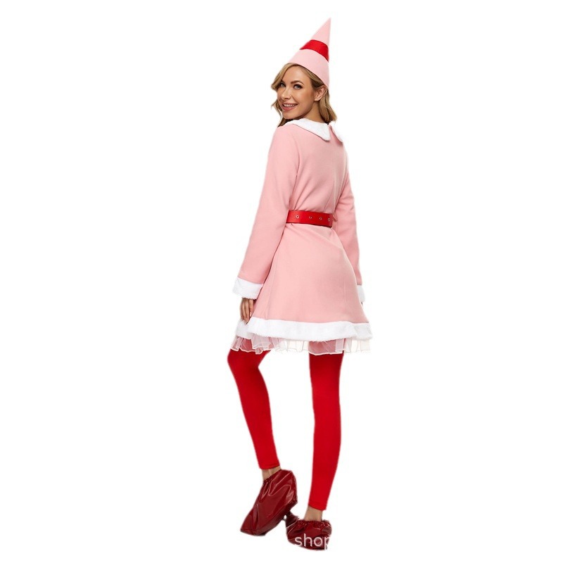 Spot Navidad Adultos y niños Hombres y mujeres Elf Trajes de cosplay Trajes de Navidad Trajes de actuación image 6