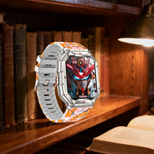 跨境KR82智能手表蓝牙通话手电筒指南针小游戏计步蓝牙运动手表