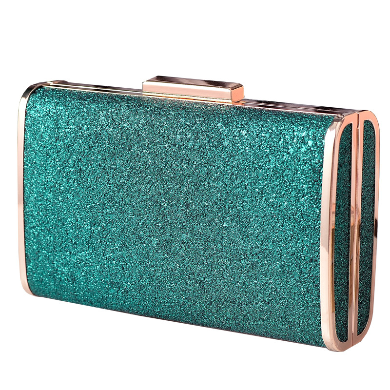 2023 moda europea y americana PU noche bolsa transfronteriza e-commerce vestido bolsa brillante banquete bolsa Socialite partido embrague de las mujeres