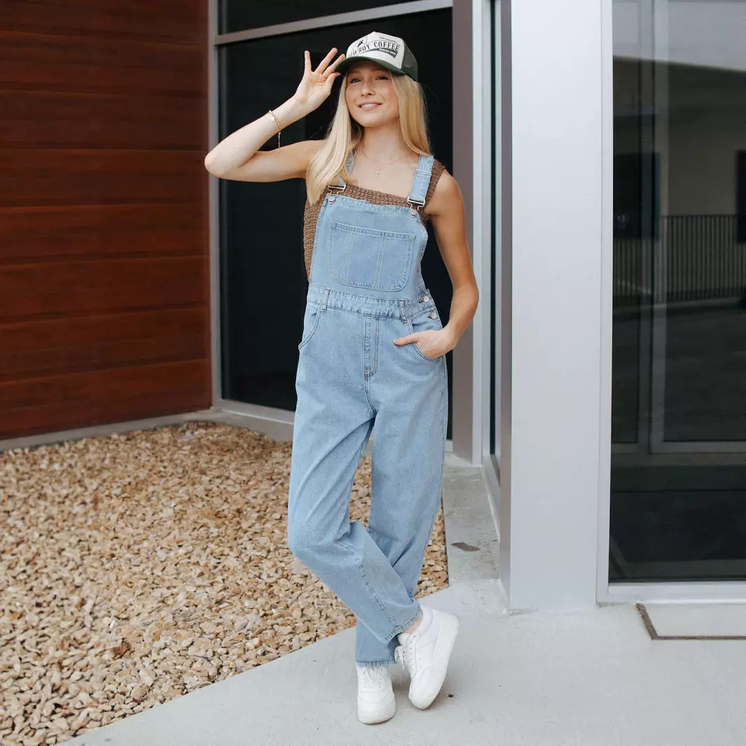 溯源欧美跨境牛仔背带裤宽松哈伦亚马逊SHEIN俄罗斯OZON现货代发