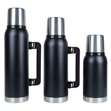 亚马逊热销史丹利系列双层款塑料手柄大容量户外旅游壶便携保温杯