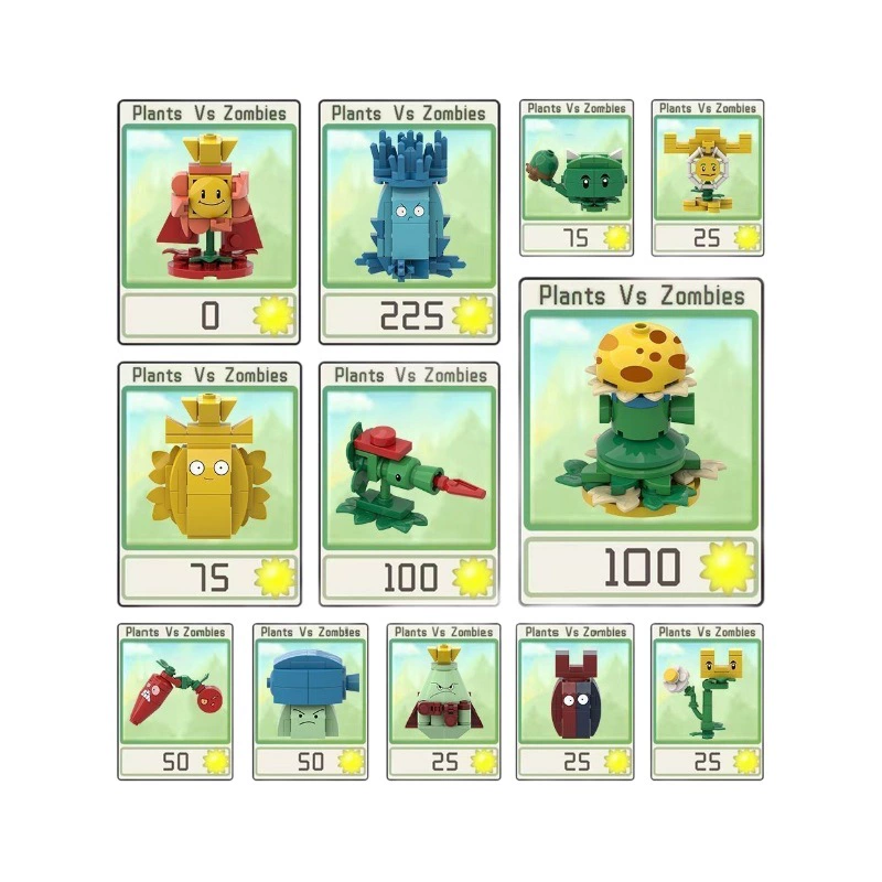Plants vs. Zombies, transformer, farm, constructor for boys, smart toy