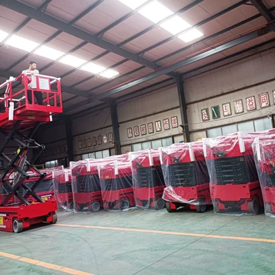 Avtomobil fırlanan platformaları Mobile 10m Scissor-Type Aerial