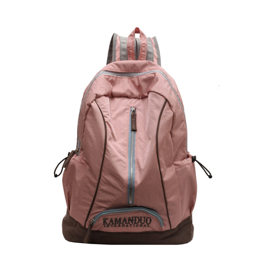 Large Capacity Backpack  New Nylon Fabric High-End Dual Shoulder Bag for Women High School and University Students Casual Backpack