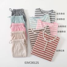 日单棉!情侣短袖短裤睡衣家居服新疆棉透气男女睡衣套装代发良品