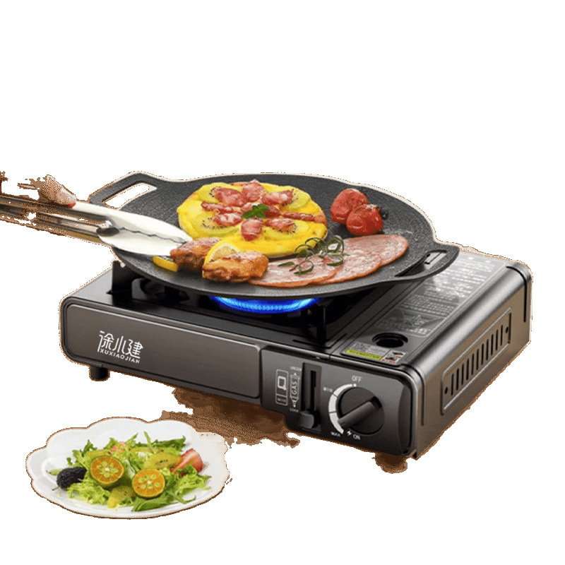 Horno de casete Horno de gas portátil para acampar al aire libre Horno magnético Caska Horno de olla caliente Estufa de campo Estufa de gas