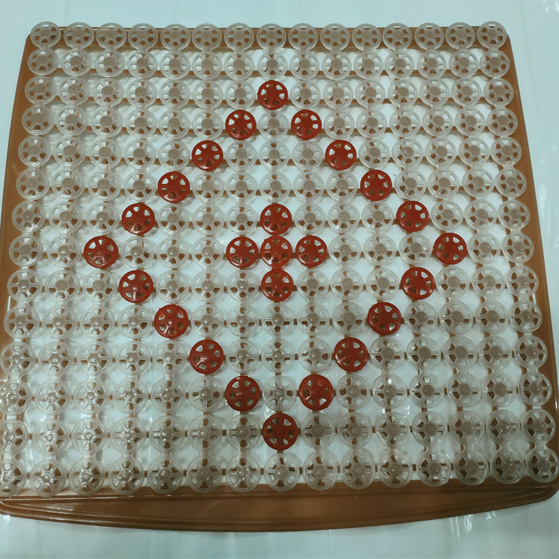 Summer Car Cushion Plastic Double Layer Chinese Knot Cushion Large Truck Universal Smiley Seat Cushion Breathable Cool Mat Jiefang J6