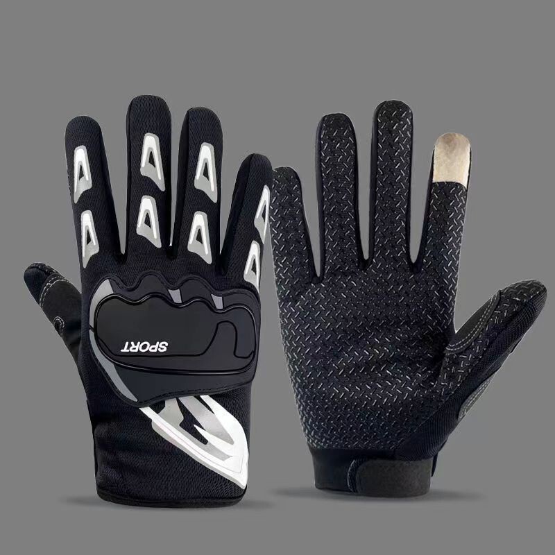 自転車手袋アウトドア春夏秋冬シーズンの全指フィットネスマウンテンバイク滑り止め通気四季手袋|undefined