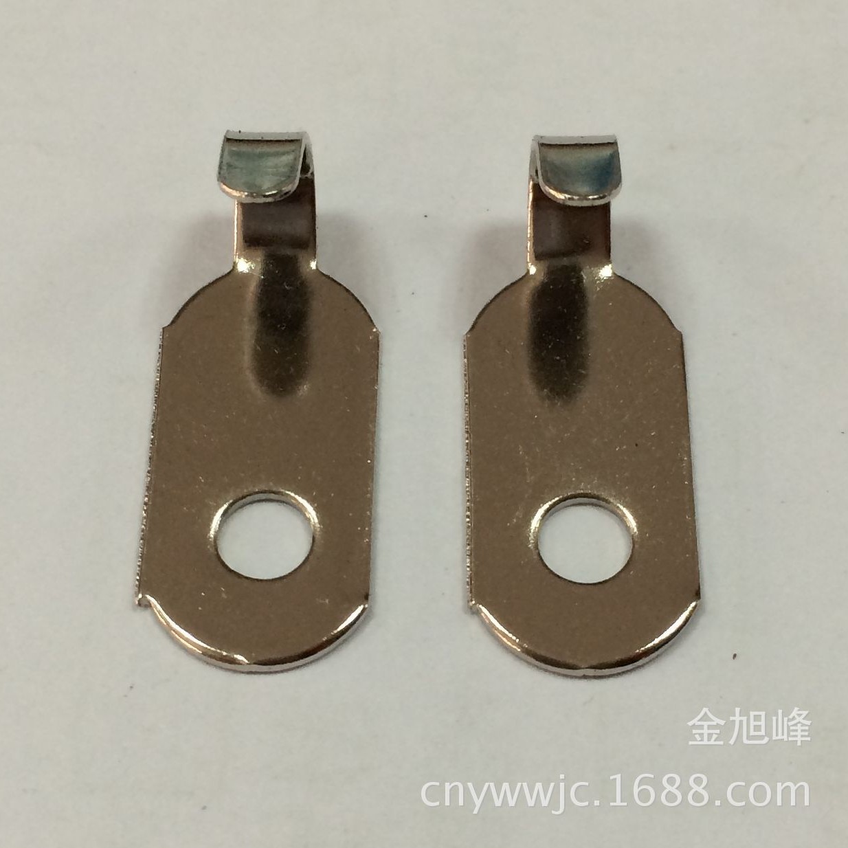 【厂价批发】银色椭圆形铁钩 长铁片勾 挂钩 裤钩 常规0.6mm料