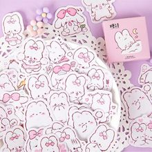 45 pcs/box Cute rabbit daily Kawaii Decoration Stickers Plan
